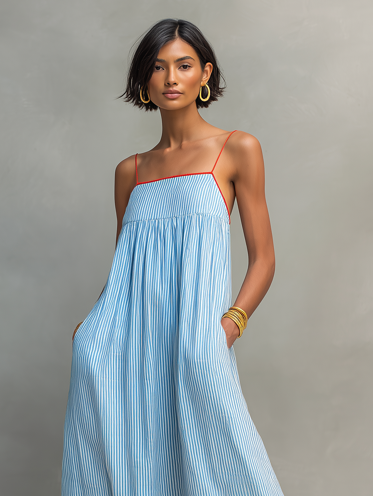 Nadine | Robe Brise Méditerranéenne