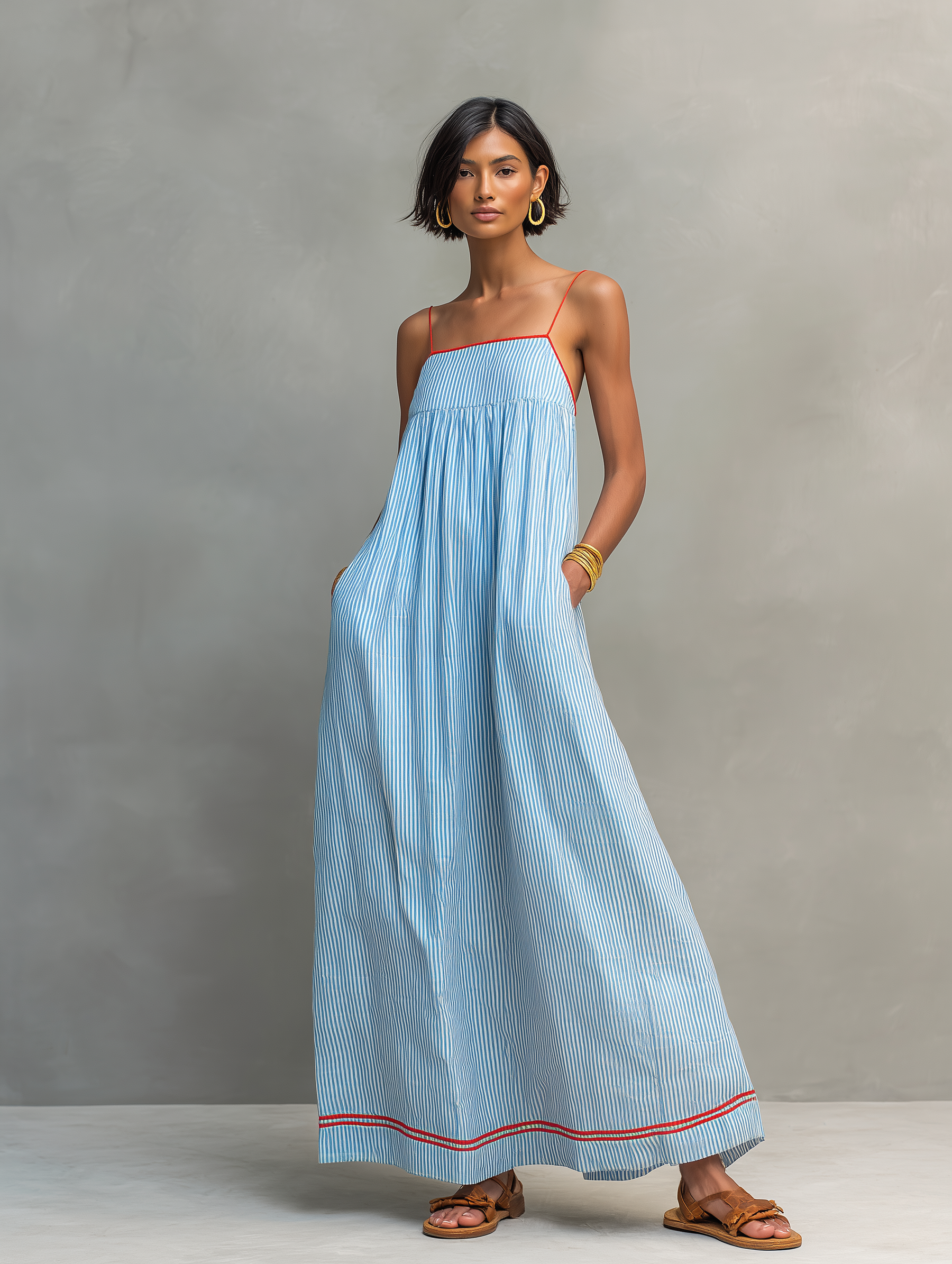 Nadine | Robe Brise Méditerranéenne