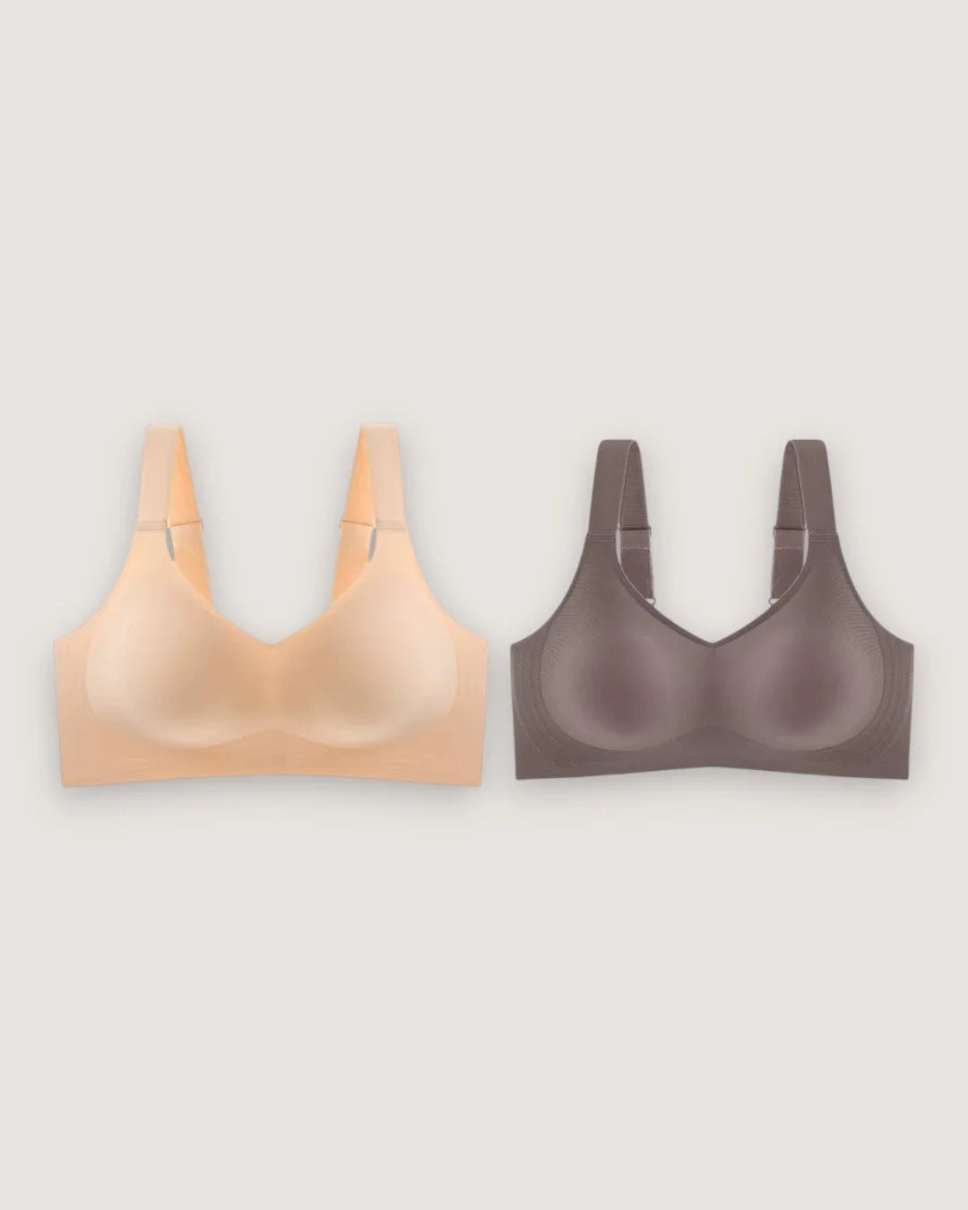 2-Pack: Naadloze Alledaagse Ondersteunende Beha