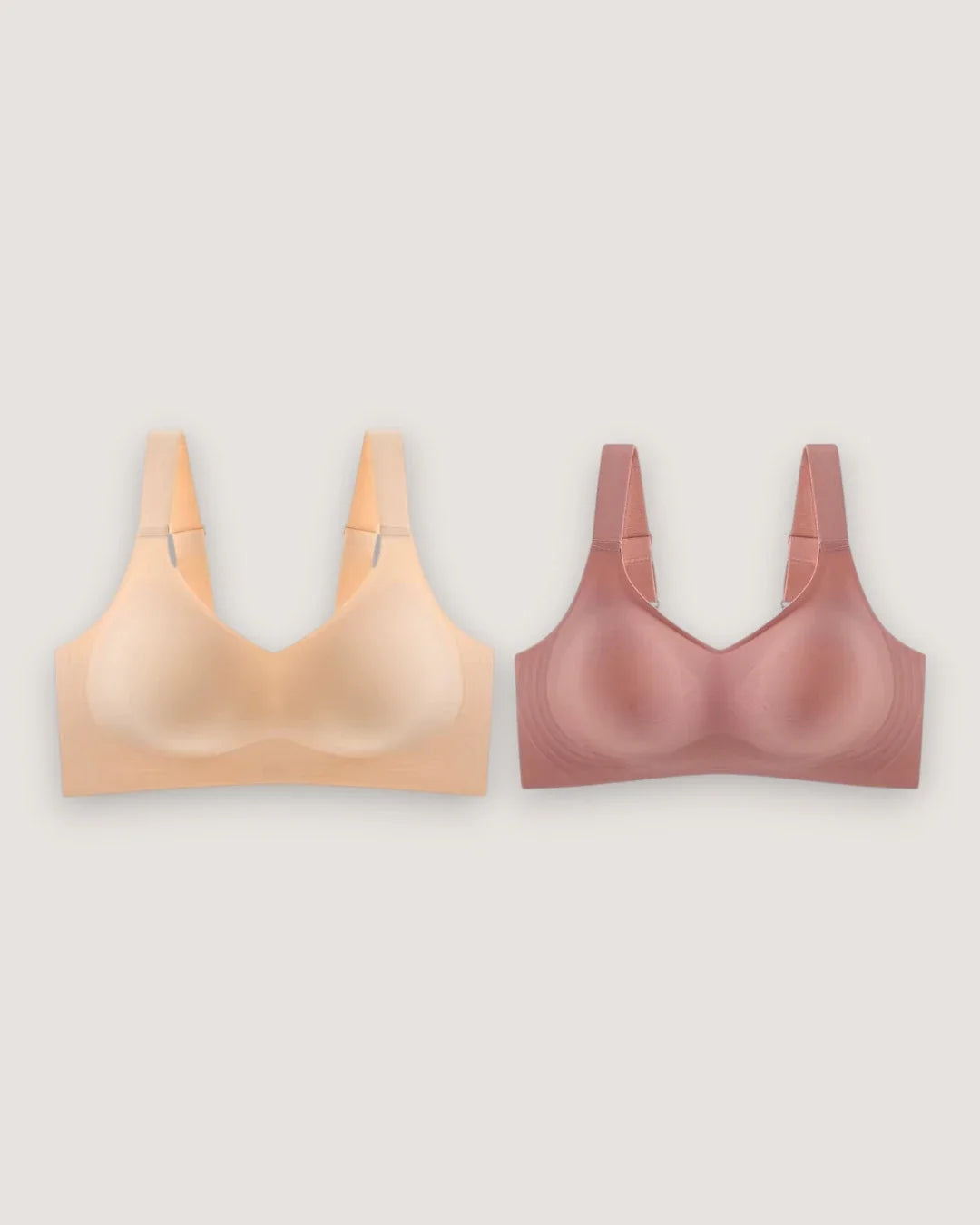 2-Pack: Naadloze Alledaagse Ondersteunende Beha