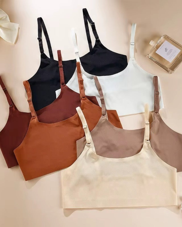 2-pack: Naadloze Ice Silk Petite Bralettes