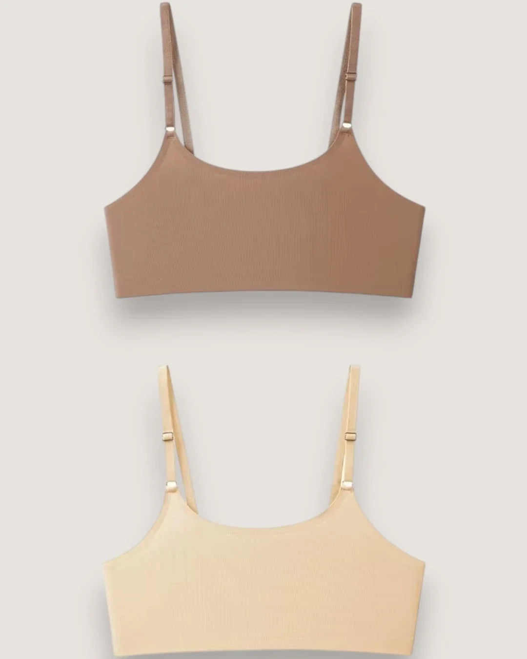 2-pack: Naadloze Ice Silk Petite Bralettes