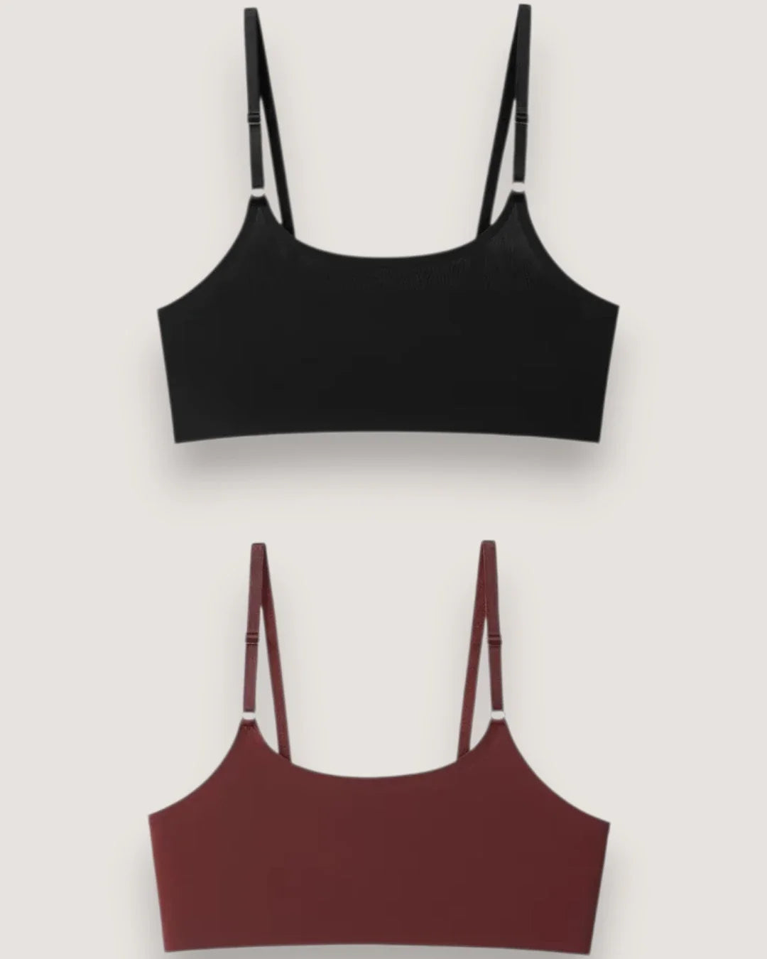 2-pack: Naadloze Ice Silk Petite Bralettes