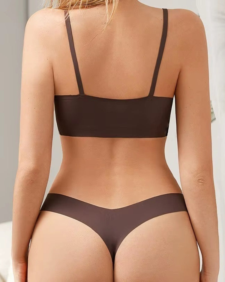 2-pack: Naadloze Ice Silk Petite Bralettes