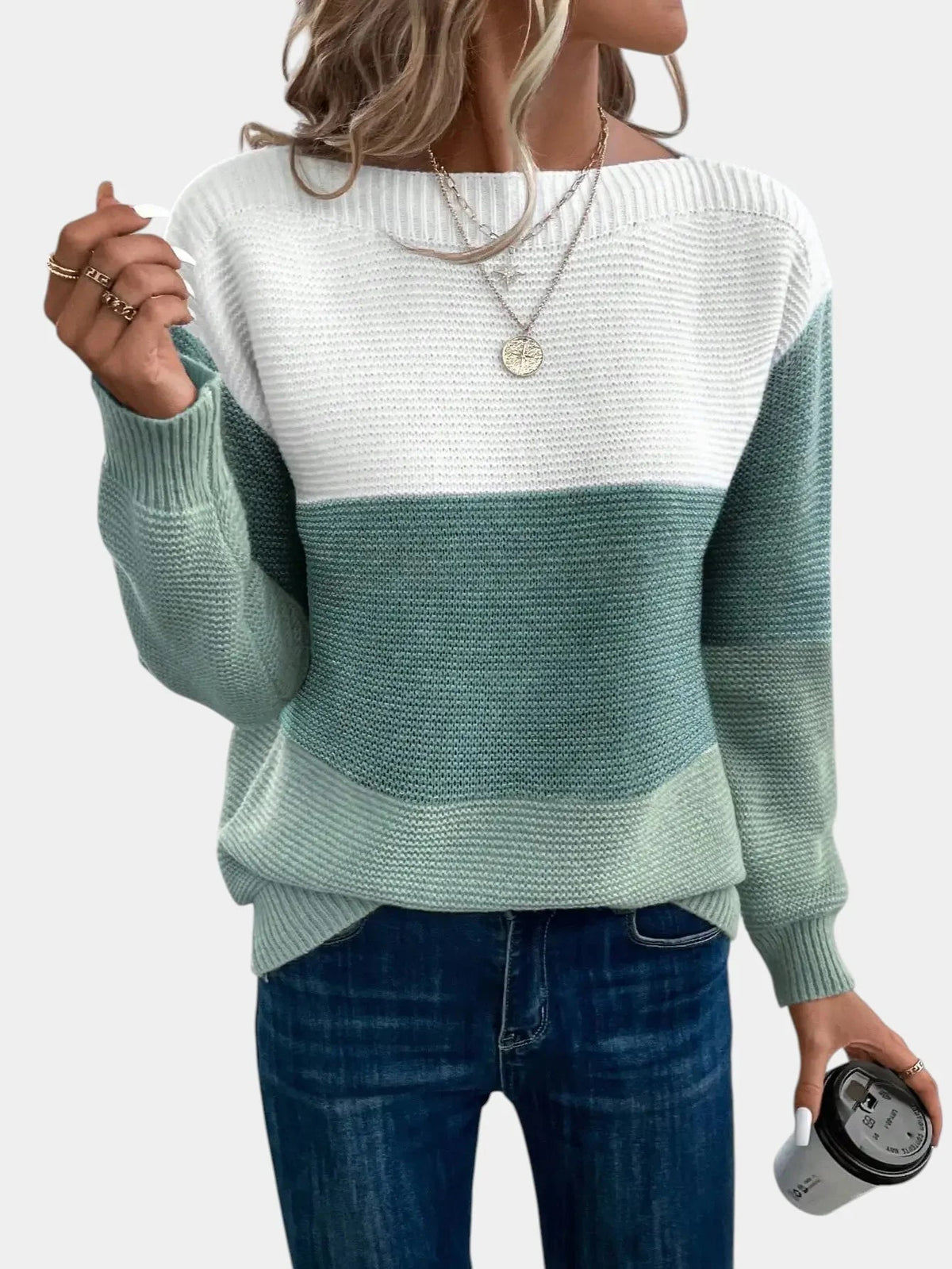 Serena | Pull Dégradé Doux avec Coupe Confortable