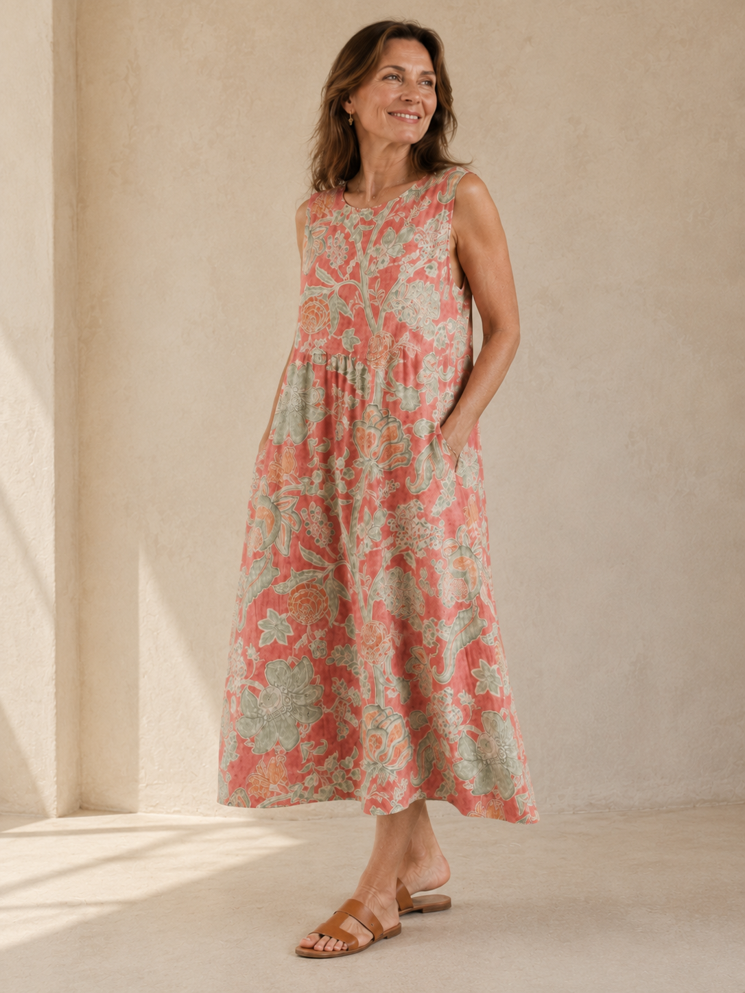 Beth - Robe Midi Florale