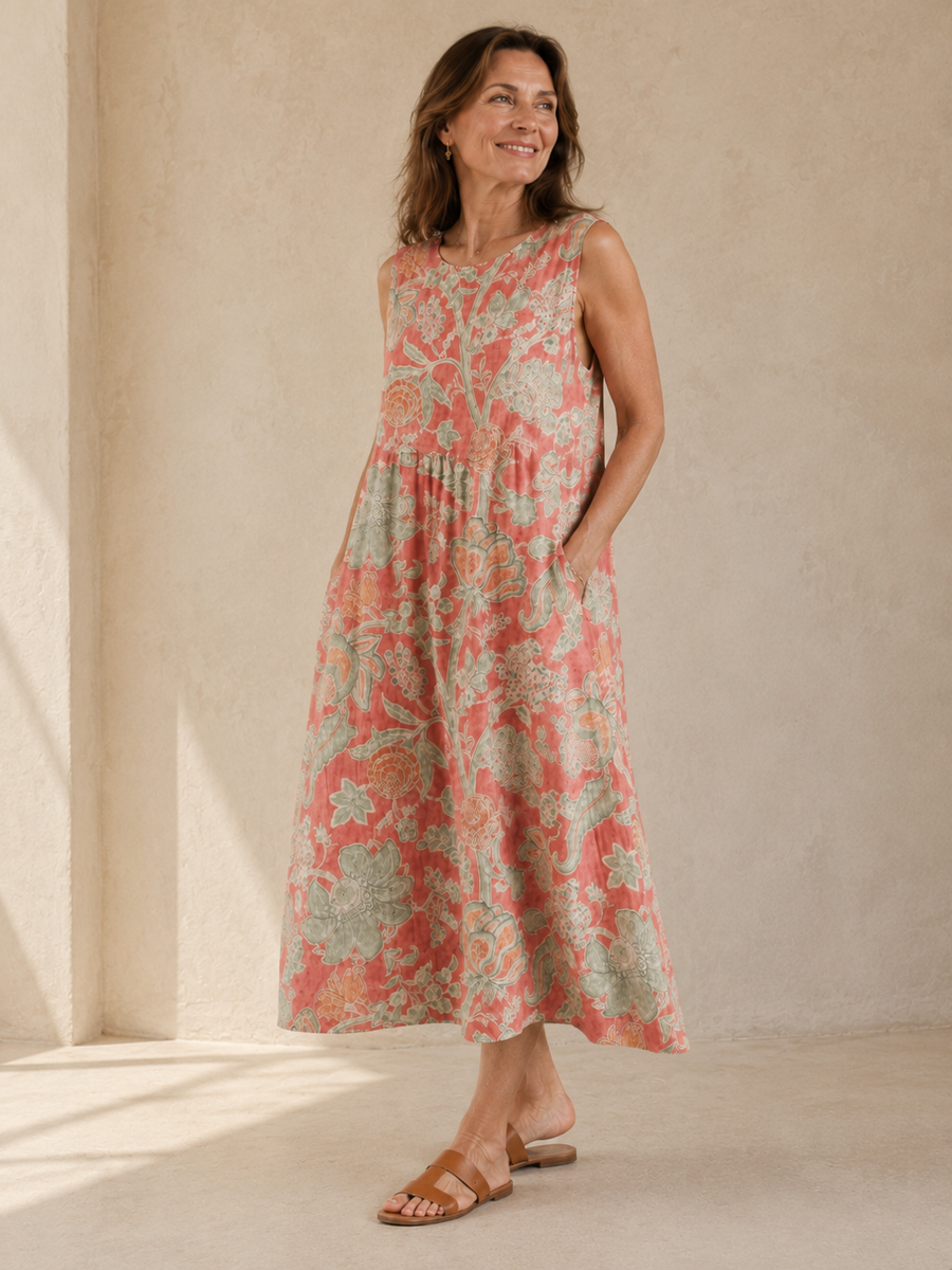 Beth - Robe Midi Florale