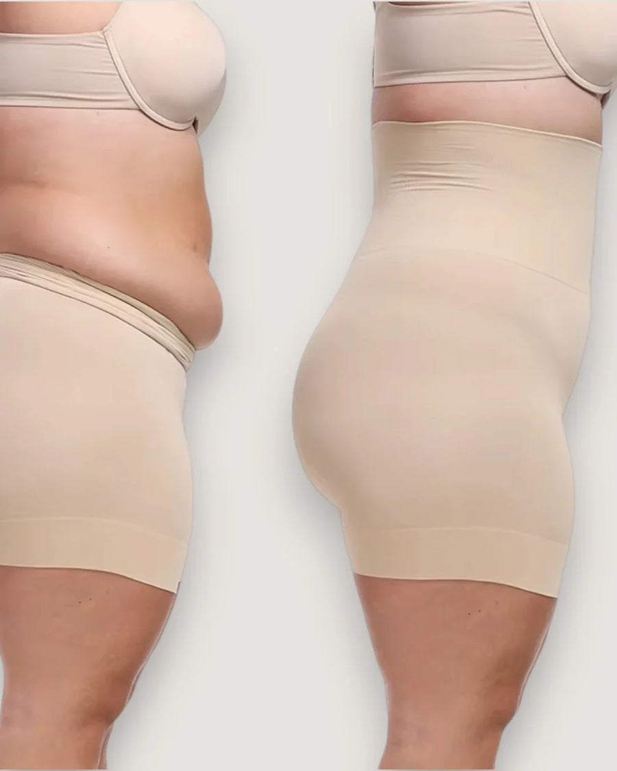 corrigerende shorts met hoge taille