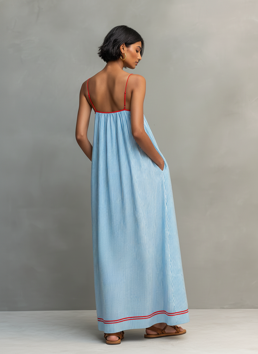 Nadine | Robe Brise Méditerranéenne