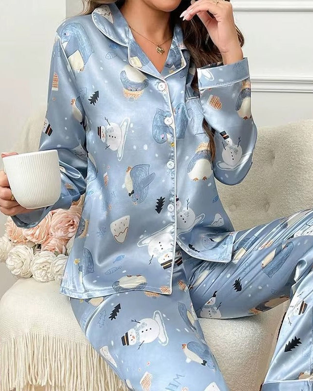 Frosty Penguin Winter Loungeset