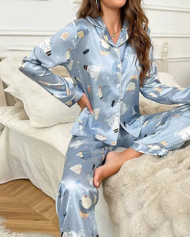 Frosty Penguin Winter Loungeset