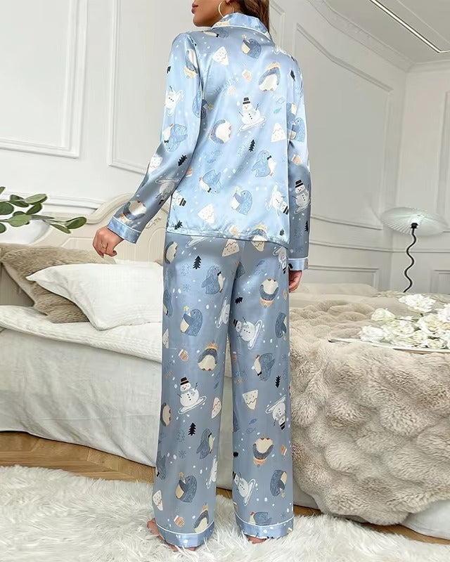 Frosty Penguin Winter Loungeset