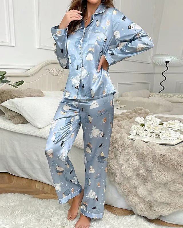 Frosty Penguin Winter Loungeset