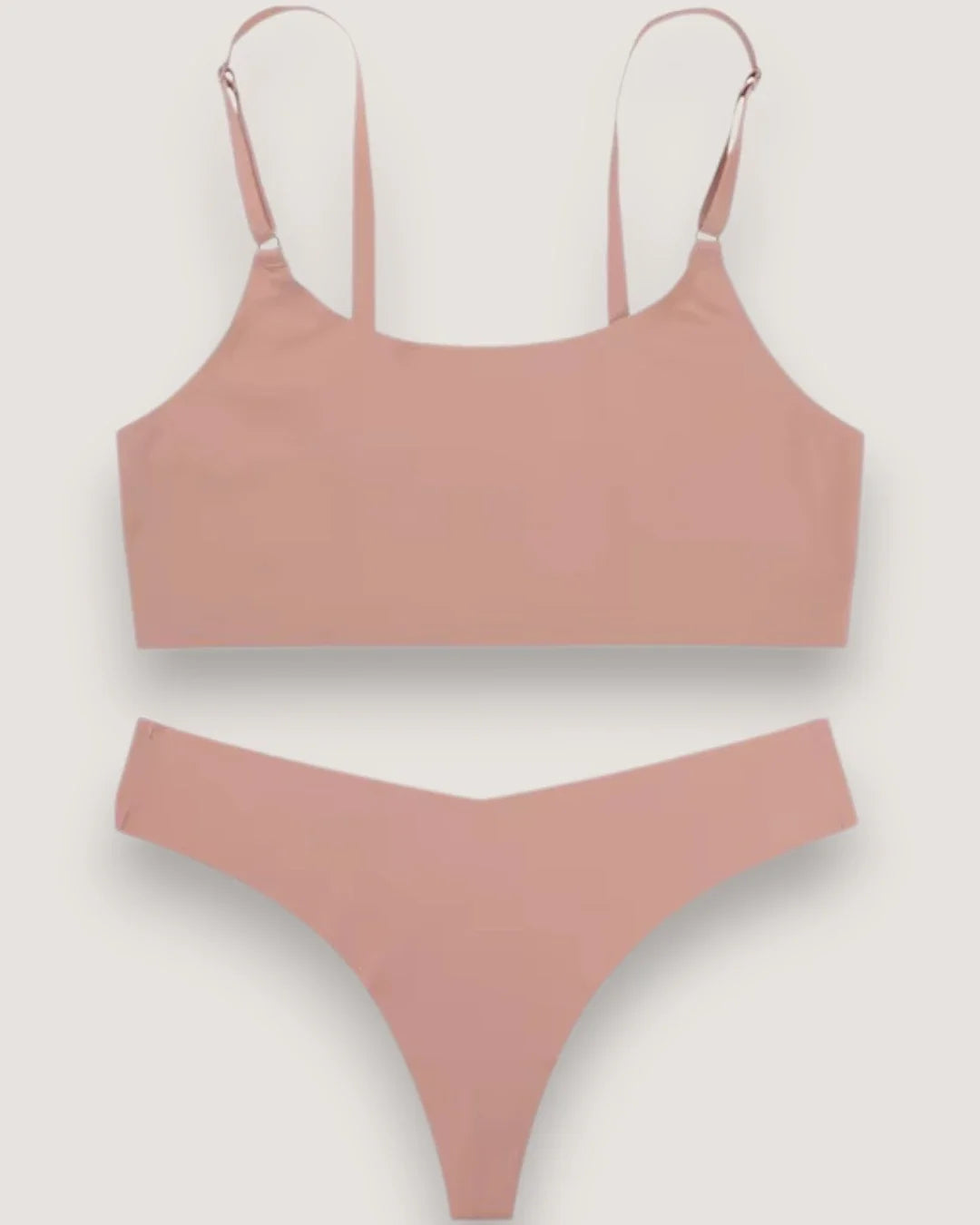 Naadloze minimalistische bralette-set