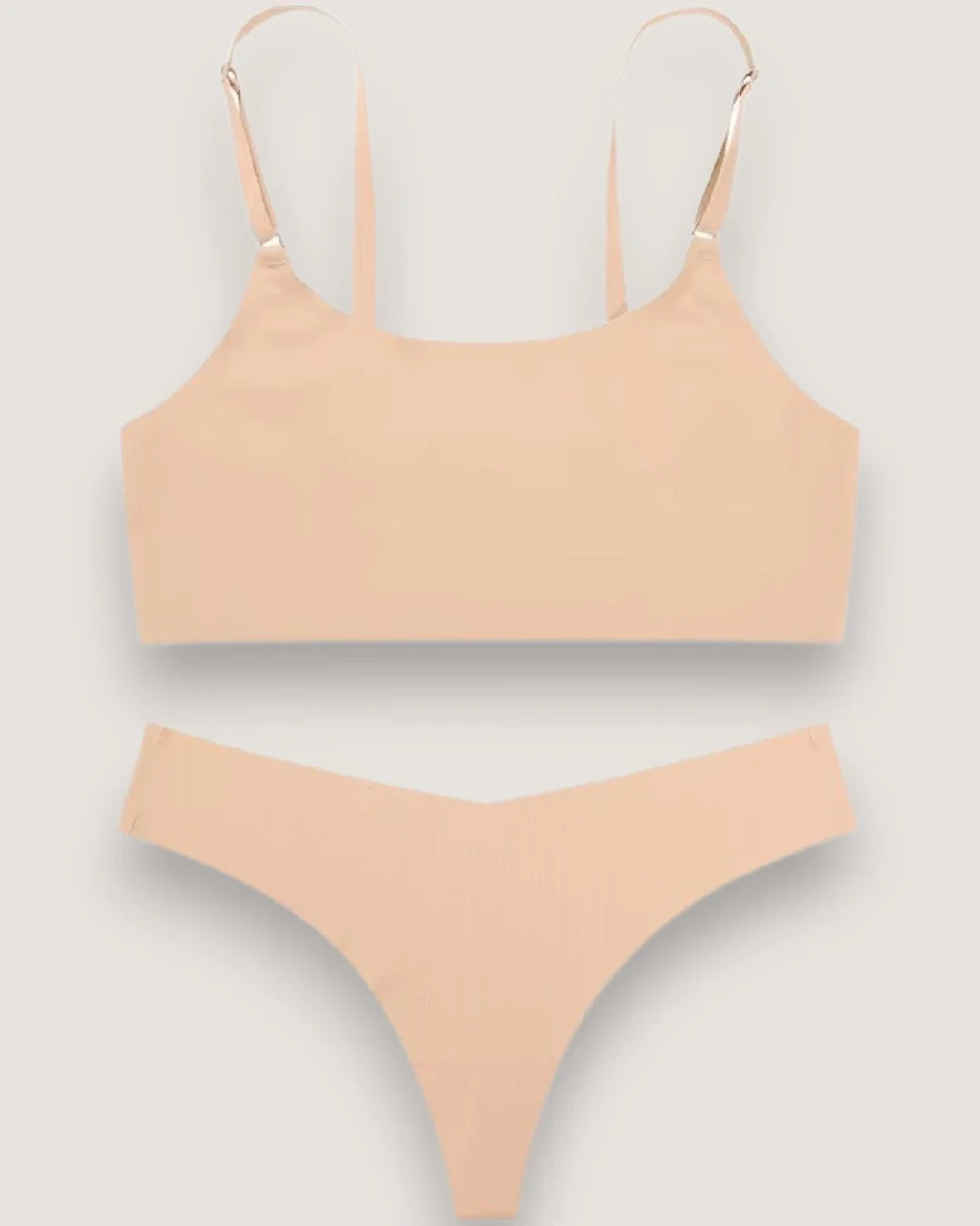 Naadloze minimalistische bralette-set