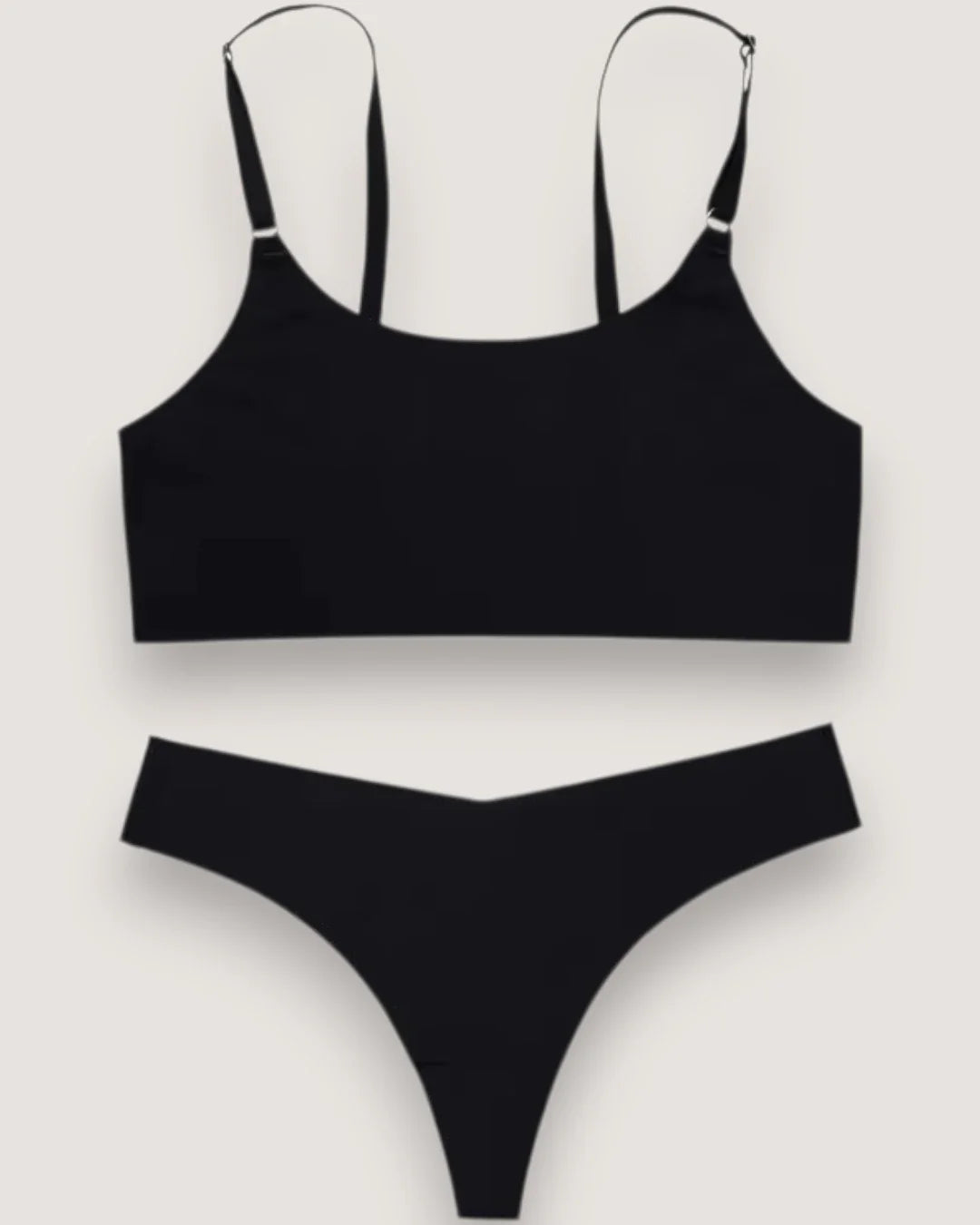 Naadloze minimalistische bralette-set