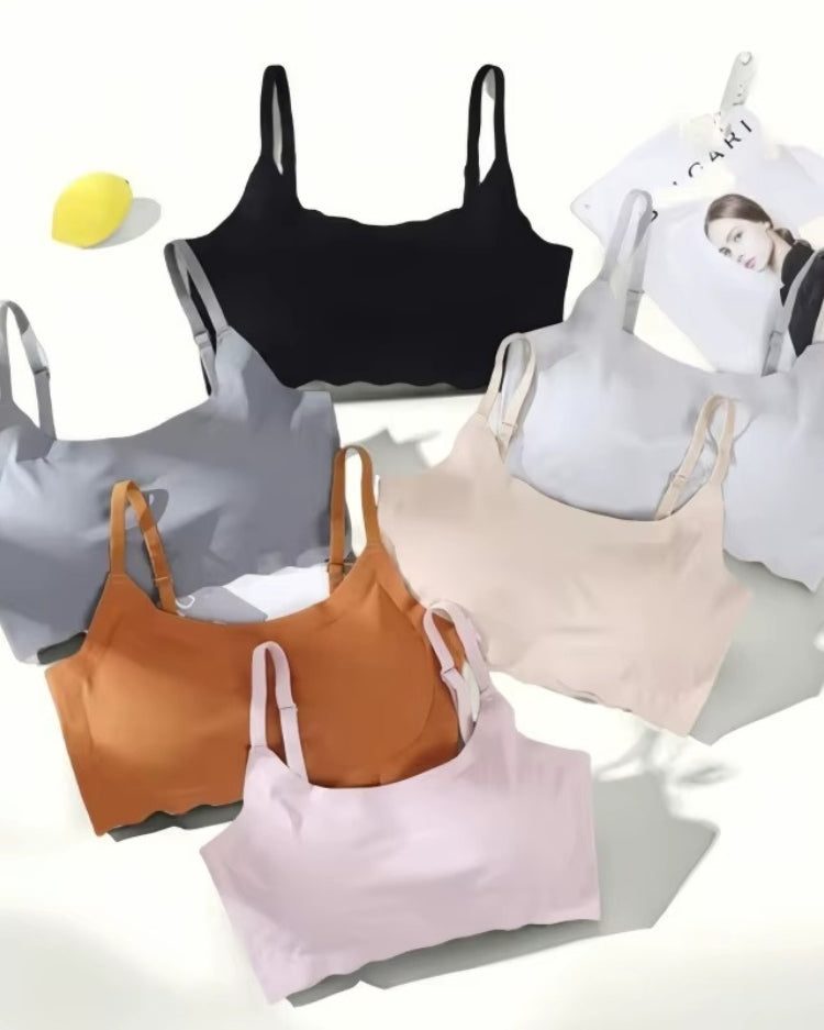 Naadloze Comfort Bralette met Golvende Rand