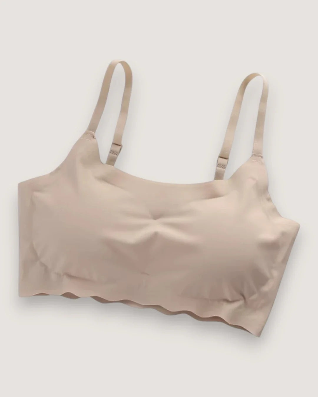 Naadloze Comfort Bralette met Golvende Rand