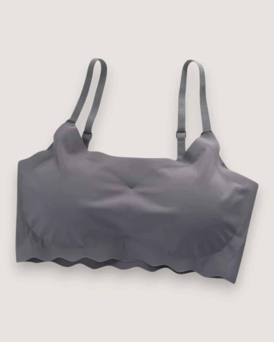 Naadloze Comfort Bralette met Golvende Rand