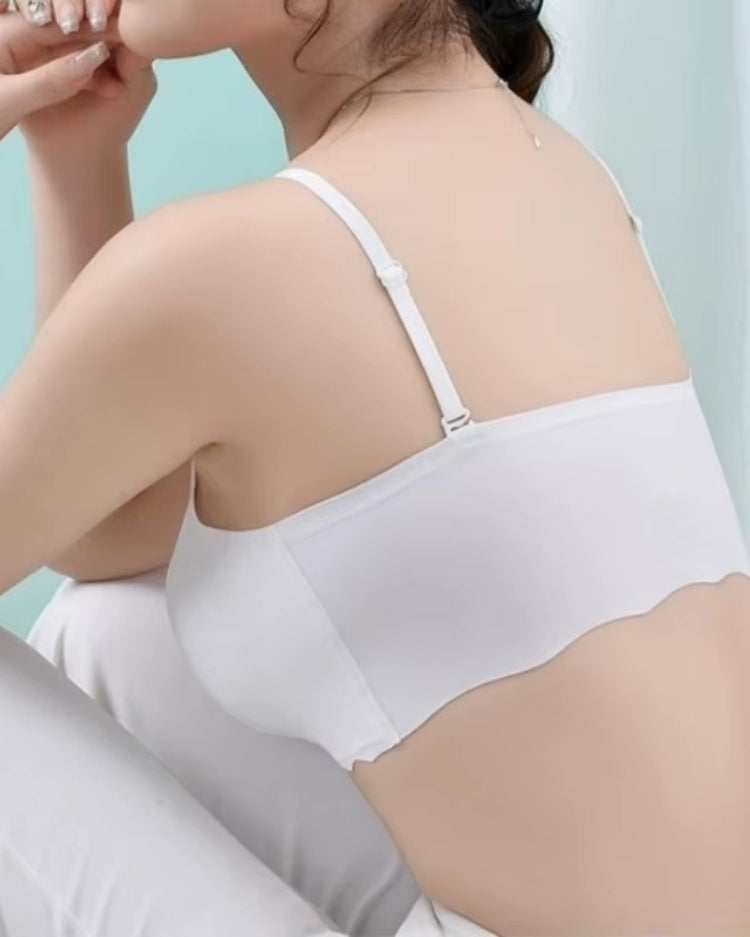 Naadloze Comfort Bralette met Golvende Rand