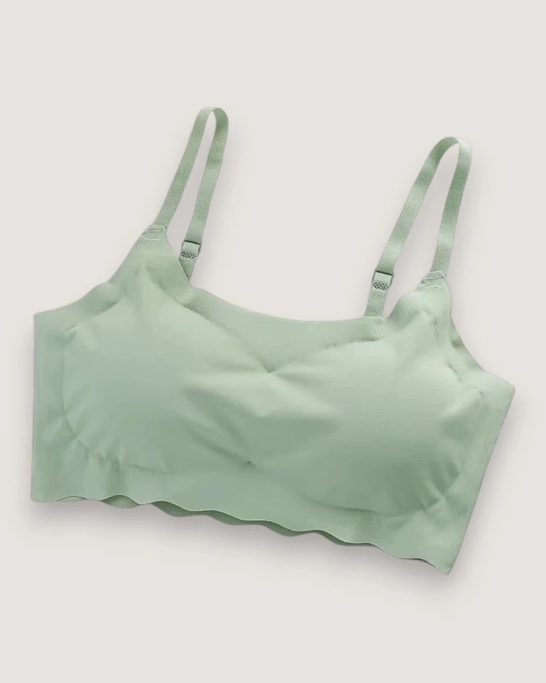 Naadloze Comfort Bralette met Golvende Rand