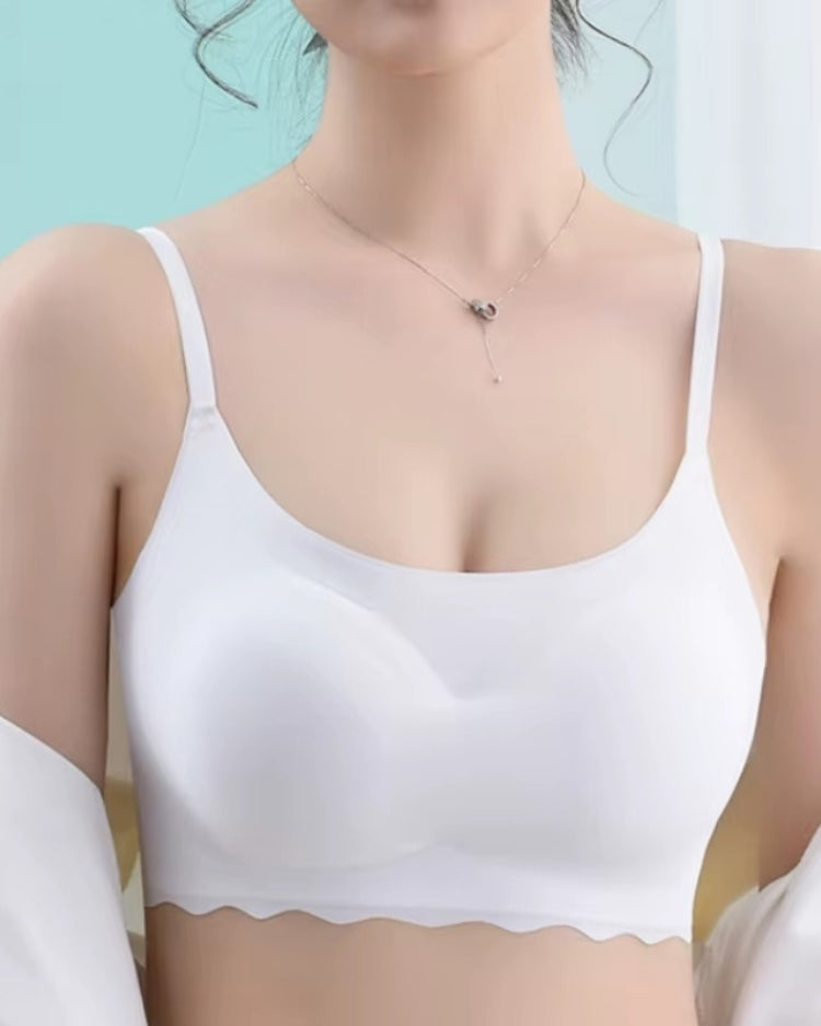 Naadloze Comfort Bralette met Golvende Rand