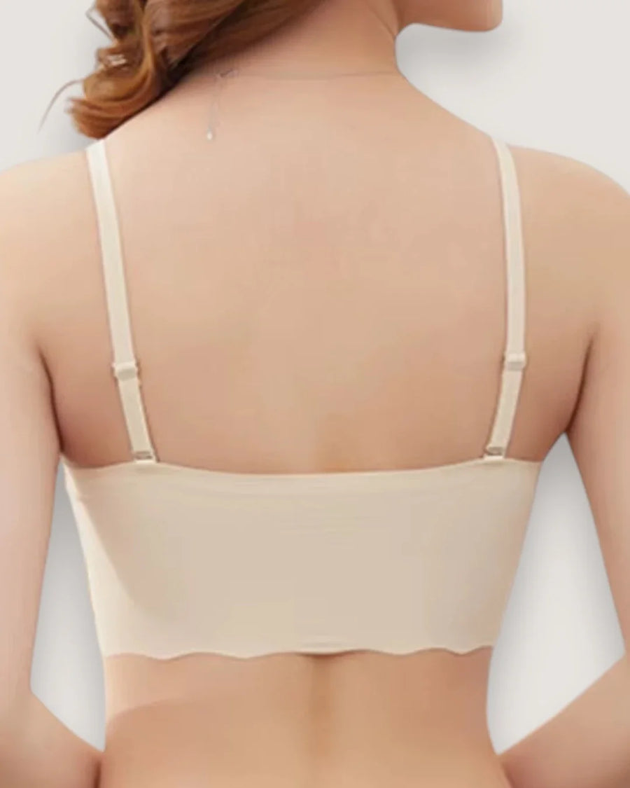 Naadloze Comfort Bralette met Golvende Rand