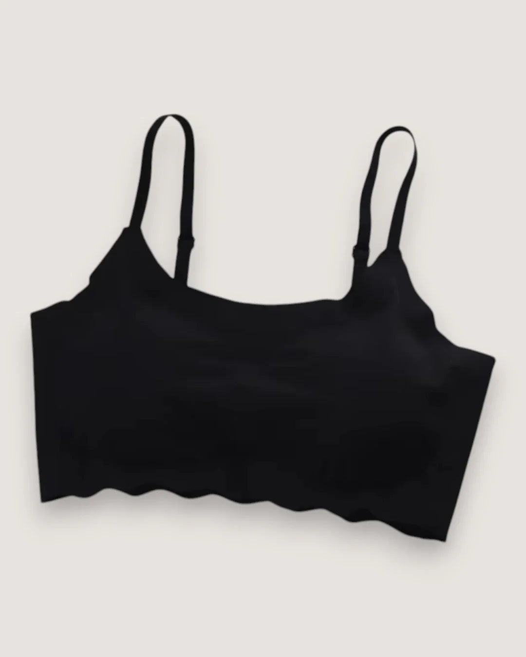 Naadloze Comfort Bralette met Golvende Rand