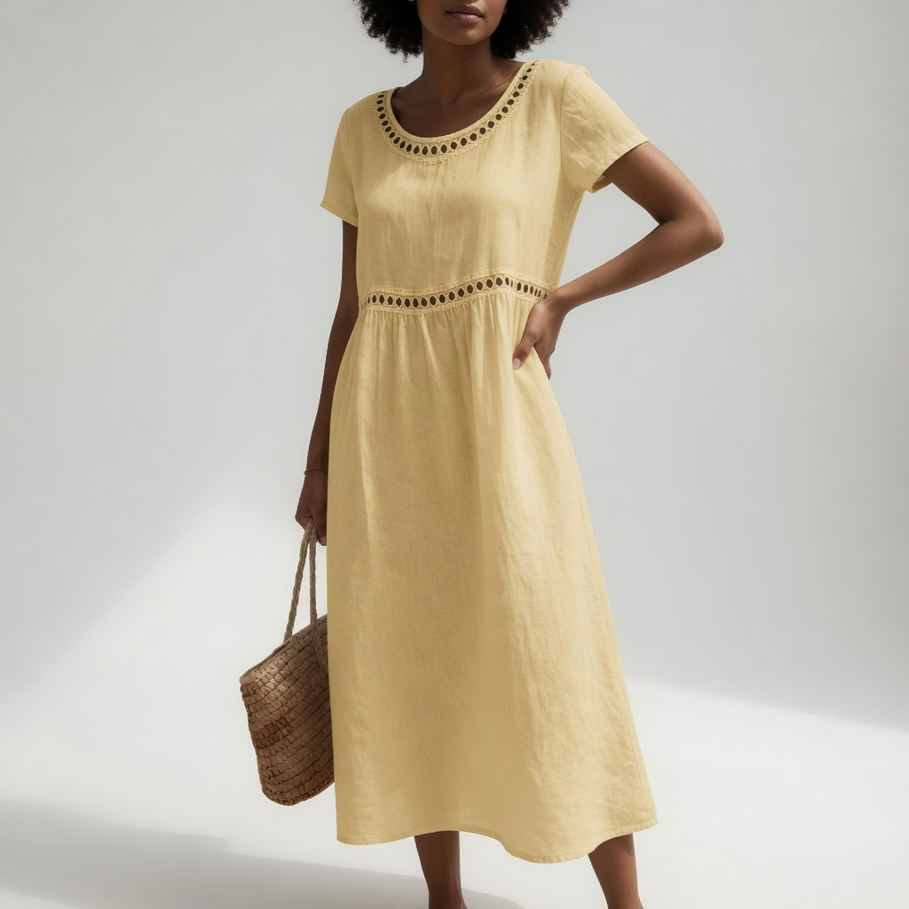 Aveline | Robe Brodée Fluid