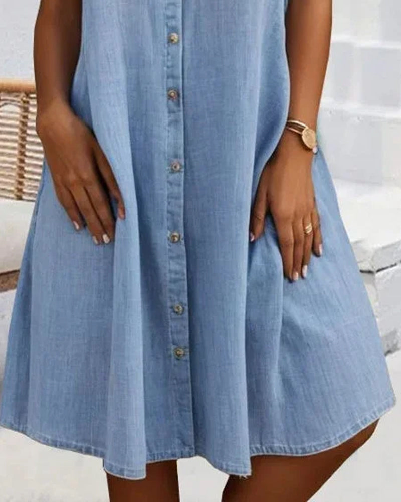 Salomé™ | Denim Shirt Dress