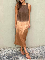 Aurelia™ | Élégante Robe à Motif Naturel