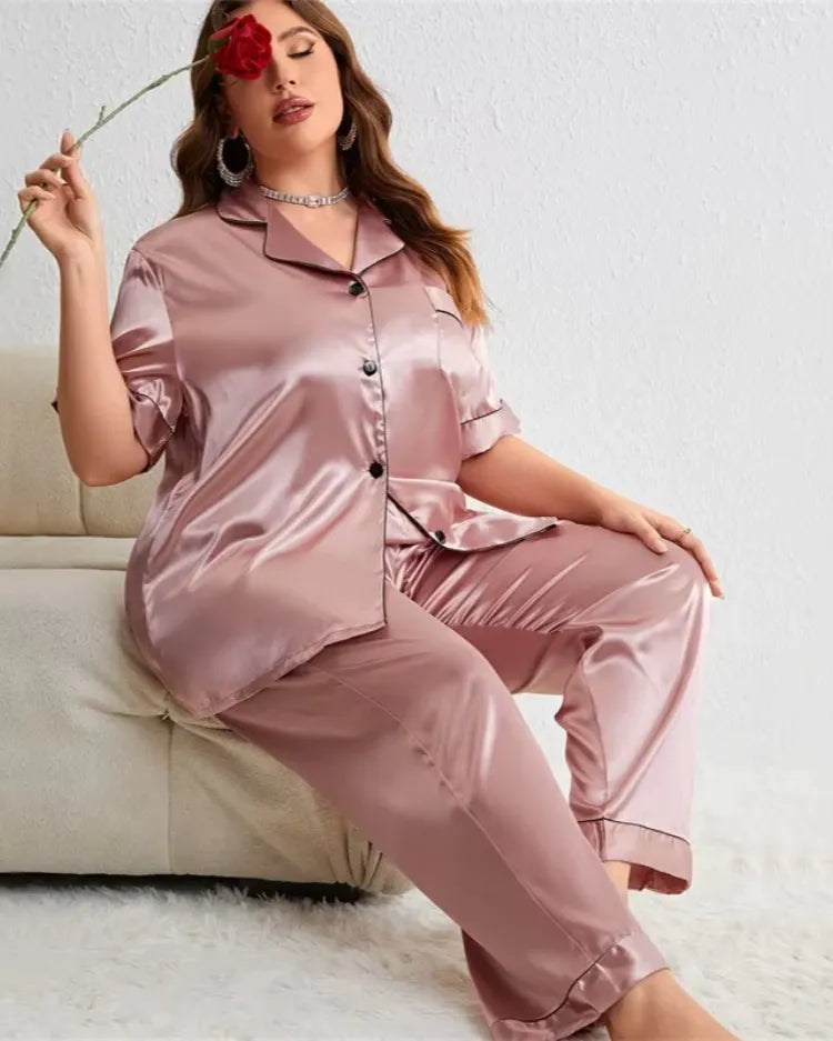 Satijnen Lounge Pyjama Set
