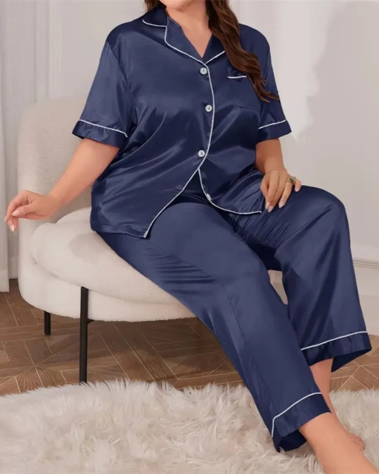 Satijnen Lounge Pyjama Set