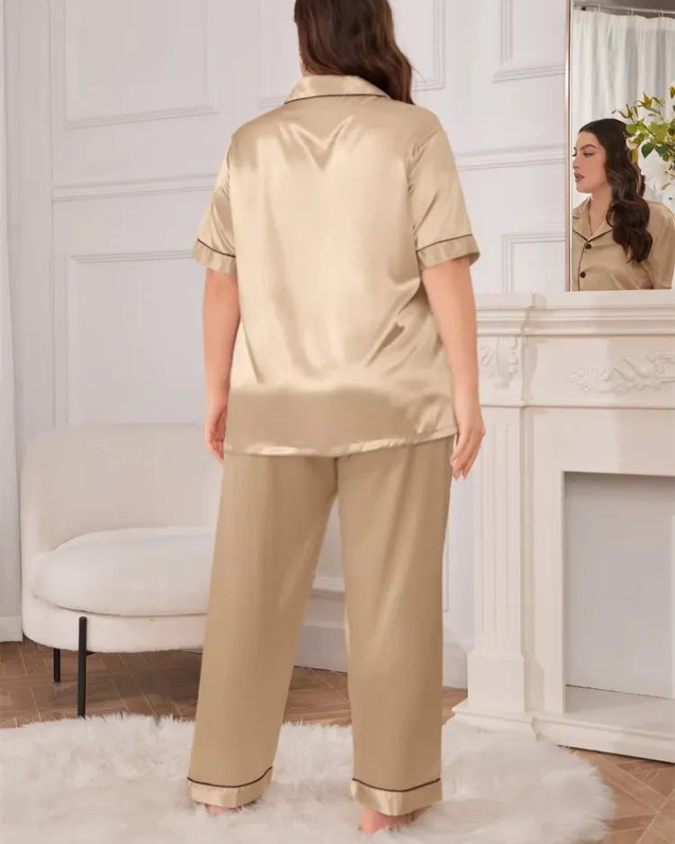 Satijnen Lounge Pyjama Set