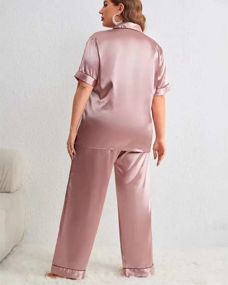 Satijnen Lounge Pyjama Set
