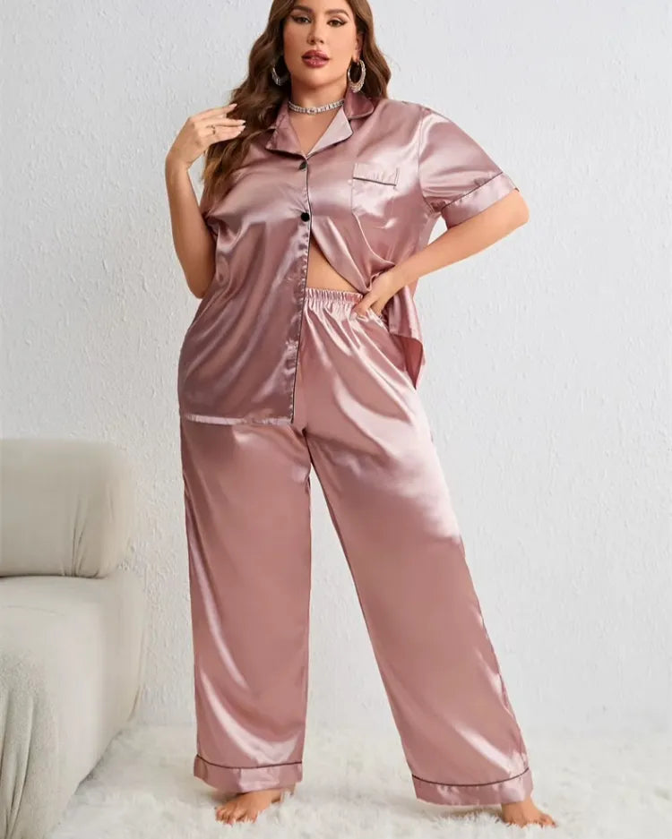 Satijnen Lounge Pyjama Set