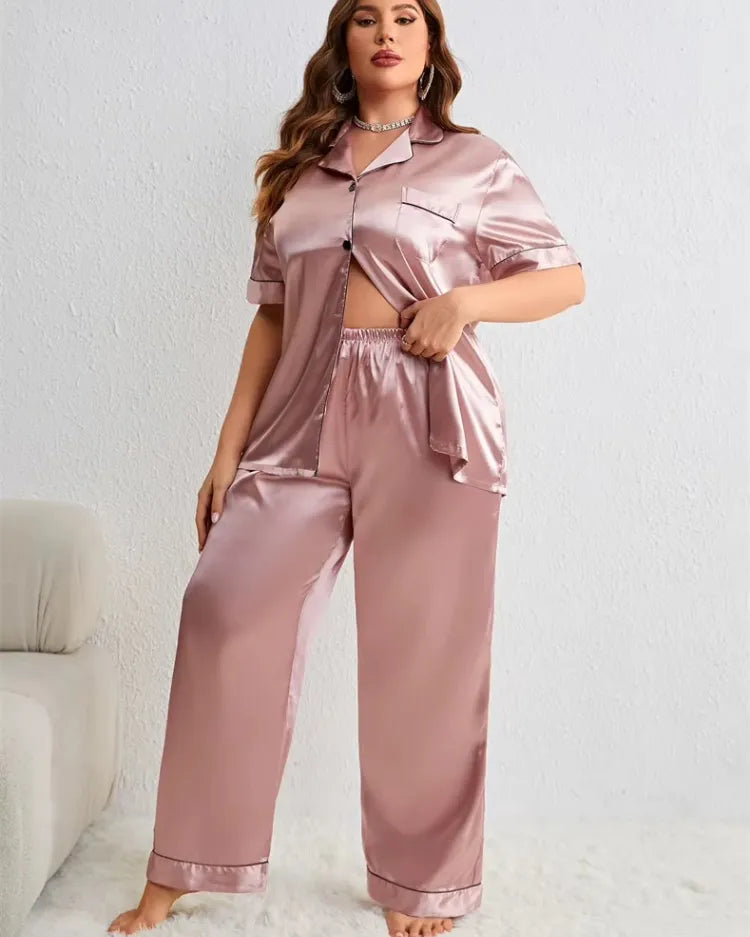 Satijnen Lounge Pyjama Set